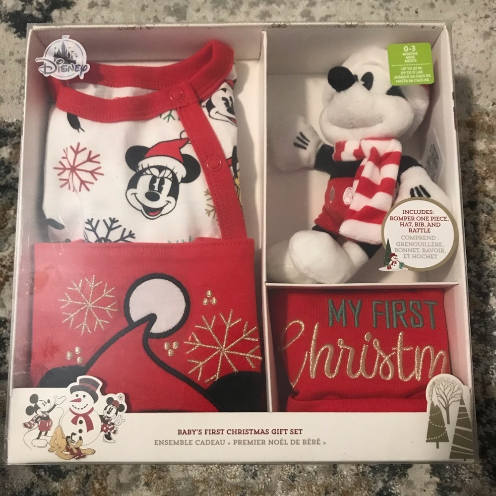 Mickey Mouse First Christmas Gift Set for Baby